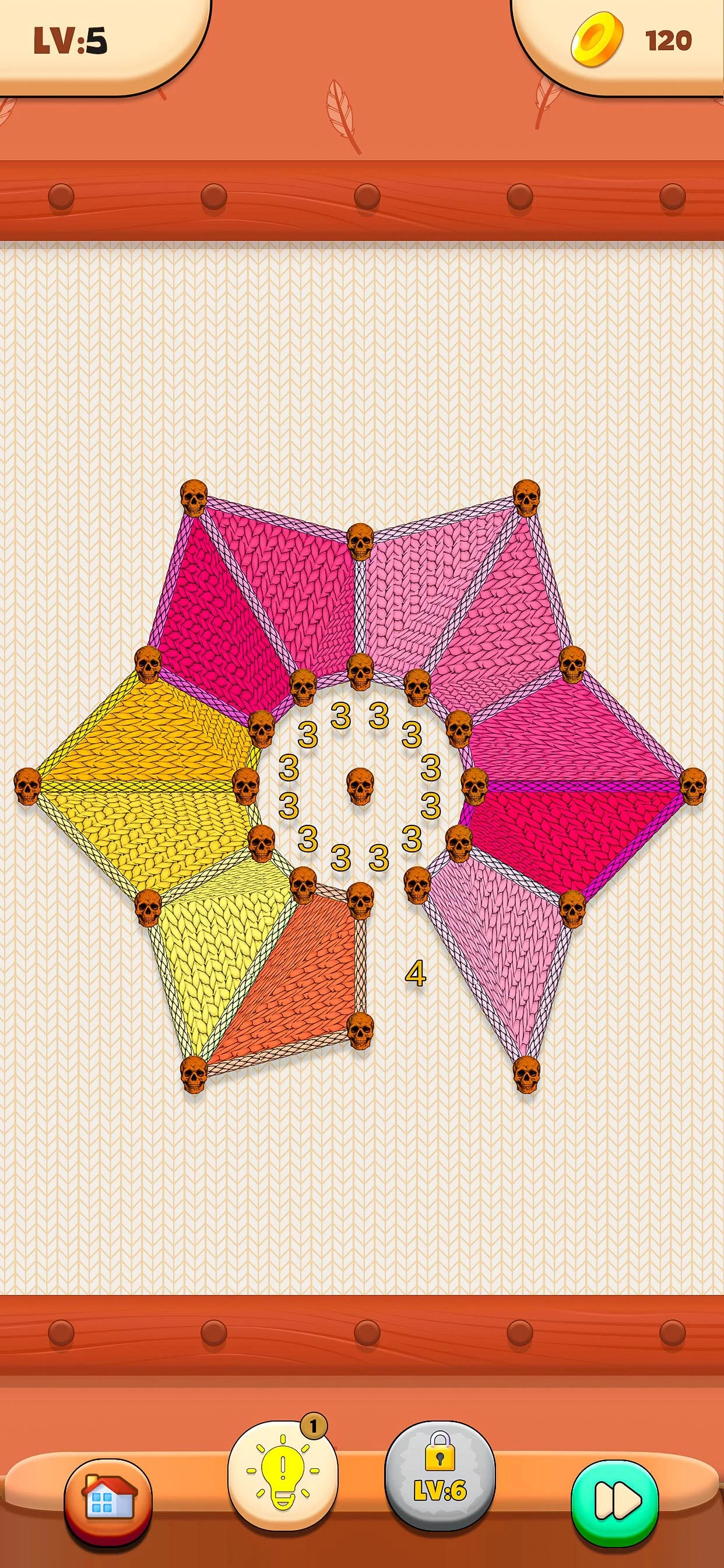 Cozy Threads: Dot Puzzle Rope screenshot